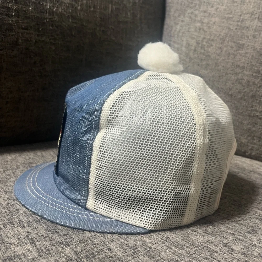 Arrowhead Mills Short Brim Denim Cap - Picture 4 of 5